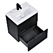 Riva Badmöbel-Set Street Plus (Gesamtbreite Badmöbel: 51,3 cm, Schwarz, Matt, 2 -tlg.) | BAUHAUS