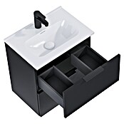 Riva Badmöbel-Set Street Plus (Gesamtbreite Badmöbel: 51,3 cm, Schwarz, Matt, 2 -tlg.) | BAUHAUS