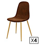 Silla Margot (Avellana, 4 ud.) | BAUHAUS
