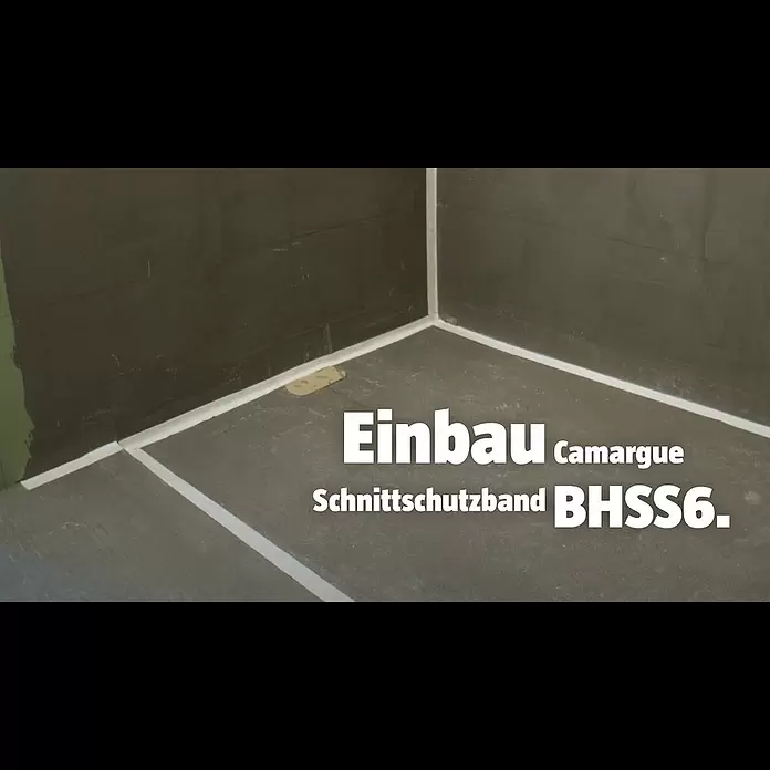 Camargue Schnittschutzband - Länge: 6 m - Einbau Camargue Schnittschutzband BHSS6