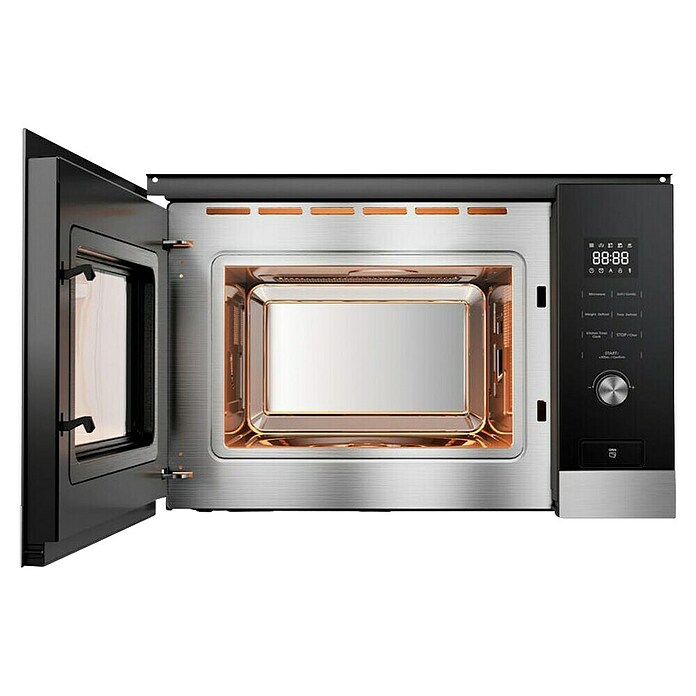 Midea Microondas empotrado MBMTG820H-X (Potencia máx.: 1.000 W, 20 l, Negro/Inox) | BAUHAUS