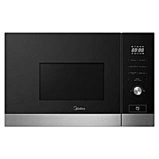 Midea Microondas empotrado MBMTG820H-X (Potencia máx.: 1.000 W, 20 l, Negro/Inox)