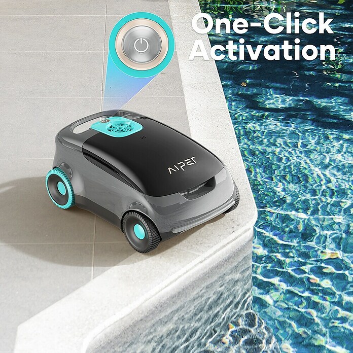 Aiper Poolroboter Scuba E1 (Akkubetrieben, Passend für: Pools bis 100 m² Grundfläche, Filterleistung: 13.620 l/h) | BAUHAUS