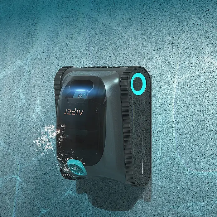 Aiper Poolroboter Scuba S1 2025 - Akkubetrieben, Pools bis 150 m² Grundfläche, 15.900 l/h - Das Bild zeigt ein innovatives Jediv-Produkt, das für die Poolreinigung entwickelt wurde und mit modernster Technologie ausgestattet ist.