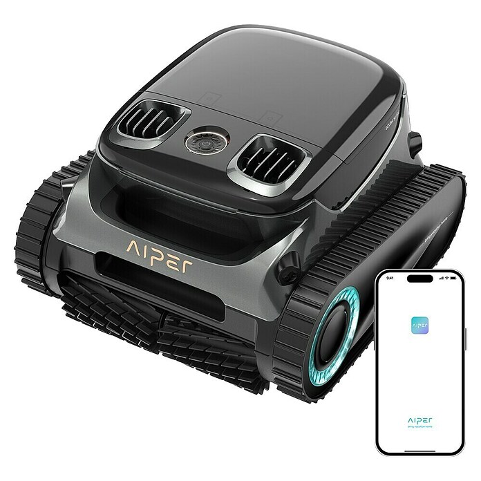 Aiper Poolroboter Scuba S1 Pro (Akkubetrieben, Passend für: Pools bis 200 m² Grundfläche, Filterleistung: 22.740 l/h) | BAUHAUS