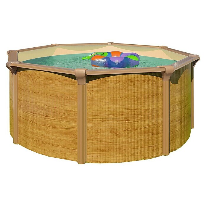 KWAD Pool-Set Supreme Wood (Durchmesser: 3,6 m, Höhe: 1,32 m, Fassungsvermögen: 12.300 l, Rund)