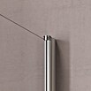 GEO Hit Eckdusche (100 x 100 x 202,2 cm, Beschichtet, Stärke: 6 mm, Silber)