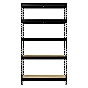 Regalux Regal za teški teret  (V x Š x DB: 180 x 90 x 40 cm, Nosivost po polici: 210 kg, Broj polica: 5 Kom., Uticanje, Antracit) | BAUHAUS
