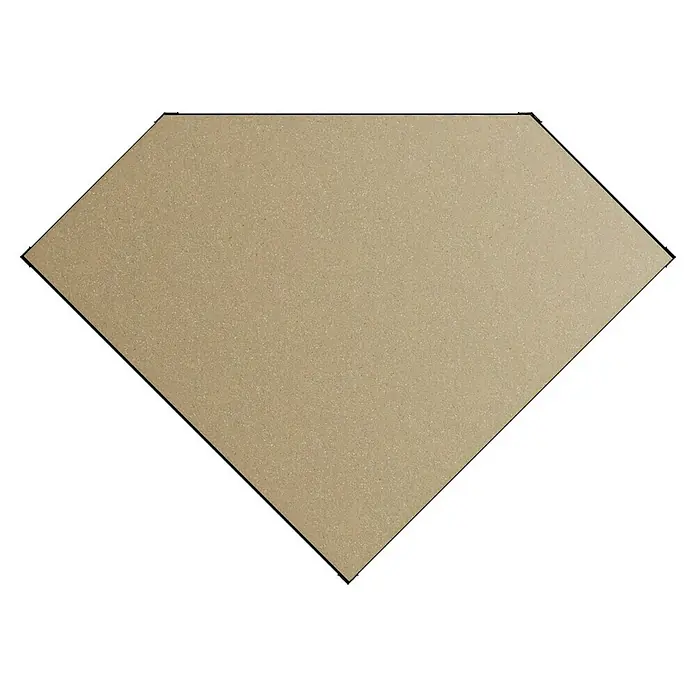 Regalux Eckregal - H x B x T: 180 x 90 x 40 cm, Traglast pro Boden: 210 kg, Anzahl Böden: 5 Stk., Stecken, Anthrazitgrau - Ein beiger Diamant mit einem Rahmen, der ein vielseitiges und stilvolles Dekorationsstück für jeden Raum darstellt.