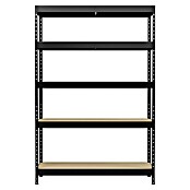 Regalux Regal za teški teret  (V x Š x DB: 180 x 120 x 40 cm, Nosivost po polici: 210 kg, Broj polica: 5 Kom., Uticanje, Antracit) | BAUHAUS