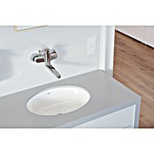 Grohe Euroeco Special Waschtischarmatur (Wandmontage, Chrom, Glänzend, Ausladung Armatur: 256 mm, Ohne Zugstange) | BAUHAUS