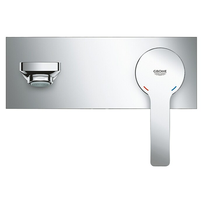 Grohe Lineare Waschtischarmatur (Wandmontage, Chrom, Glänzend, Ausladung Armatur: 207 mm) | BAUHAUS