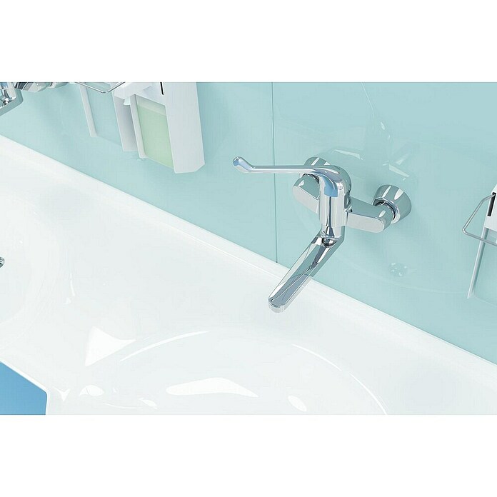 Grohe Euroeco Special Waschtischarmatur (Wandmontage, Chrom, Glänzend, Ausladung Armatur: 197 mm) | BAUHAUS