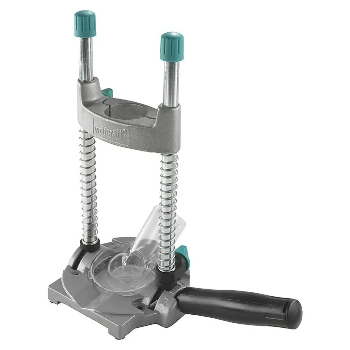 Wolfcraft Bohrständer Tec-Mobil - Schwenkbar bis ± 45° - Die Wolfcraft Bohrmaschine ist ein praktisches Zubehör für präzise Bohrarbeiten. Ermöglicht exakte Bohrungen in verschiedenen Materialien.