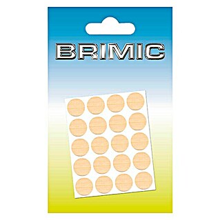 Micel Brimic Tapón embellecedor Maple (Diámetro: 13 mm, Pegado, 20 ud.)
