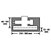 Wolfcraft Führungsschiene FKS 145 (L x B x H: 145 cm x 19 cm x 1,2 mm, Aluminium) | BAUHAUS