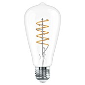 Eglo Bombilla LED Clear (E27, No regulable, Blanco cálido, 8 W, ST64) | BAUHAUS