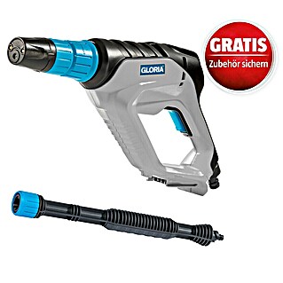 Gloria Power for All 18V Druckreiniger MultiJet (18 V, Li-Ionen, Ohne Akku, Max. Druck: 24,9 bar)