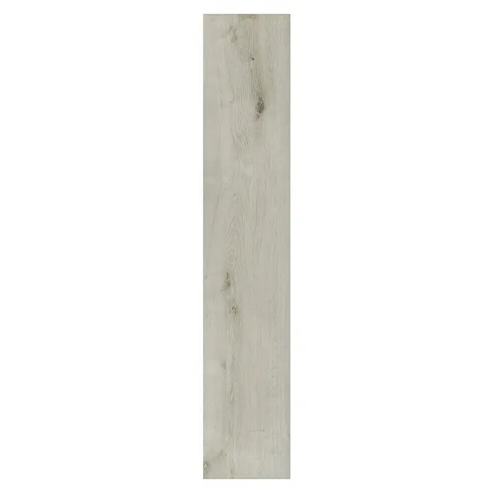 b!design Vinylbodenmuster SPC Savannah Eiche - 180 x 160 x 3,8 mm, Landhausdiele - Nahaufnahme einer einzelnen Planke des Laminatbodens mit Holzmuster, ideal für moderne Innenräume.