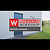 Splendoor Haustür Thermodoor PLUS SP70 (100 cm x 210 mm, DIN Anschlag: Links, Weißeiche/Tiefschwarz) | BAUHAUS