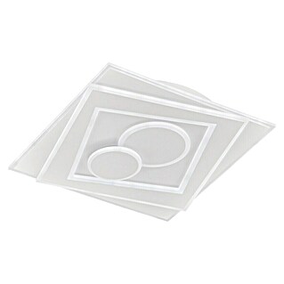 Fischer & Honsel LED-Deckenleuchte Ratio (48 W, L x B x H: 50 x 50 x 6,4 cm, Weiß, Mehrfarbig)