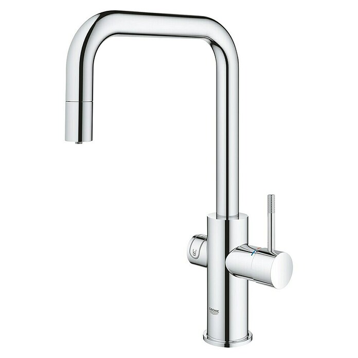 Grohe Spültischarmatur Blue Home (U-Auslauf, Chrom, Gefiltertes Trinkwasser) | BAUHAUS