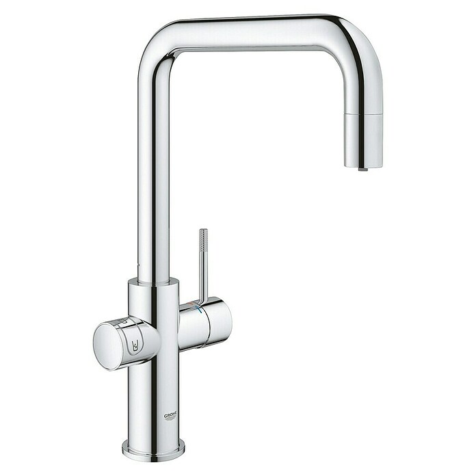 Grohe Spültischarmatur Blue Home (U-Auslauf, Chrom, Gefiltertes Trinkwasser) | BAUHAUS