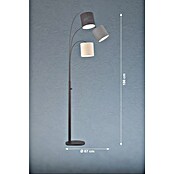 Fischer & Honsel Stehleuchte Shade (120 W, Höhe: 186 cm, Sandschwarz, E27) | BAUHAUS