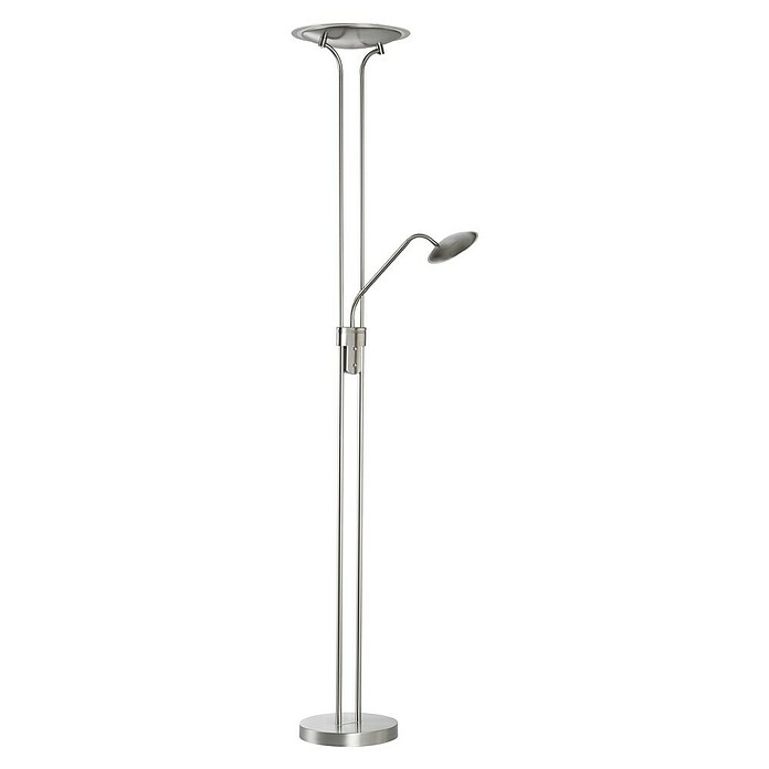 Fischer & Honsel Tallri LED-Deckenfluter (42,5 W, Höhe: 180 cm, Nickel, Mehrfarbig) | BAUHAUS