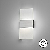 Fischer & Honsel LED-Wandleuchte Foder (7 W, L x B x H: 5 x 12 x 27 cm, Nickel, Warmweiß) | BAUHAUS