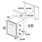 Cata Lavavajillas integrable LVI (Ancho: 59,8 cm, Número de cubiertos: 14 ud., Consumo de agua por uso: 11 l) | BAUHAUS