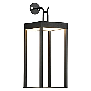 Akku-Wandleuchte Bellagio (35 x 13,2 x 15 cm, Schwarz, Warmweiß, 3 W, IP44)
