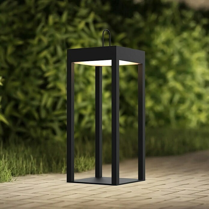 Tween Light Accu-wandlamp Bellagio (35 x 13,2 x 15 cm, Zwart, Warm wit, 3 W, IP44) | BAUHAUS