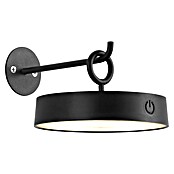 Lavida Accu-wandlamp Avellino (8,75 x 15,4 x 12,8 cm, Zwart, Warm wit, 1,5 W, IP44) | BAUHAUS