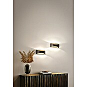 Fischer & Honsel LED-Wandleuchte Rio (5,5 W, L x B x H: 22,5 x 7,7 x 9 cm, Sandschwarz/Gold, Warmweiß) | BAUHAUS