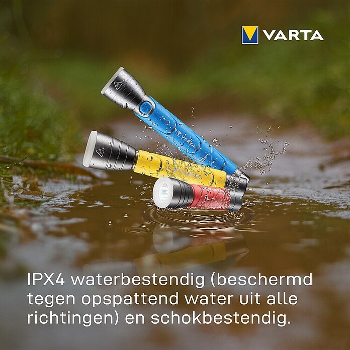 Varta Zaklamp (122 x 20 x 20 mm, 500 lm, IPX4) | BAUHAUS