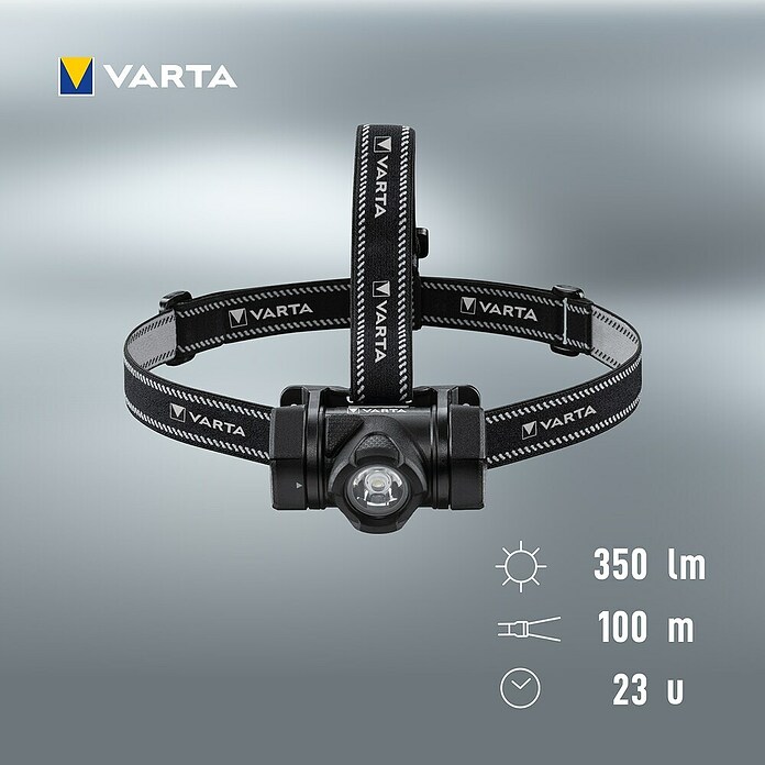 Varta Hoofdlamp H20PRO (68 x 47 x 36,5 mm, 350 lm) | BAUHAUS