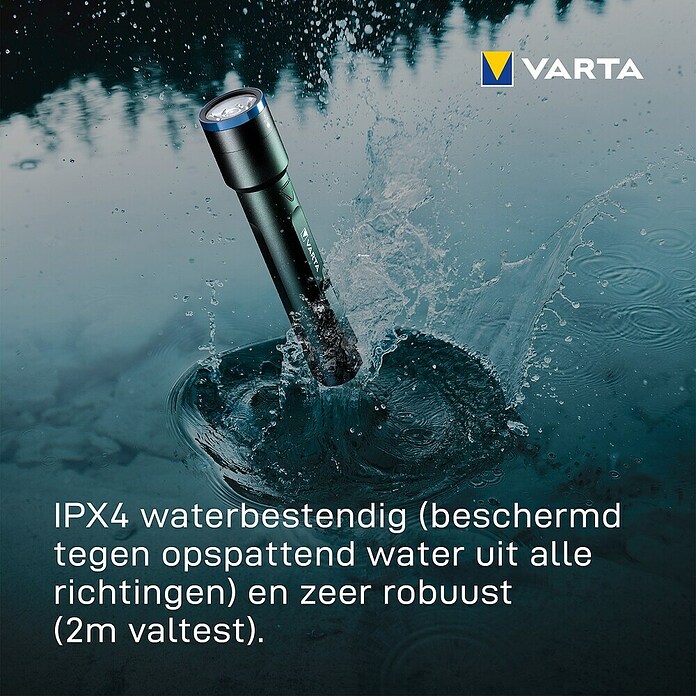Varta Zaklamp F30R (225 x 40 x 40 mm, 500 lm) | BAUHAUS