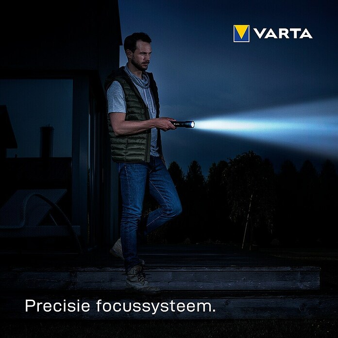 Varta Zaklamp F30R (225 x 40 x 40 mm, 500 lm) | BAUHAUS