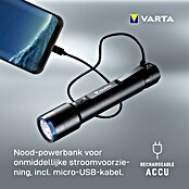 Varta Zaklamp F30R (225 x 40 x 40 mm, 500 lm) | BAUHAUS