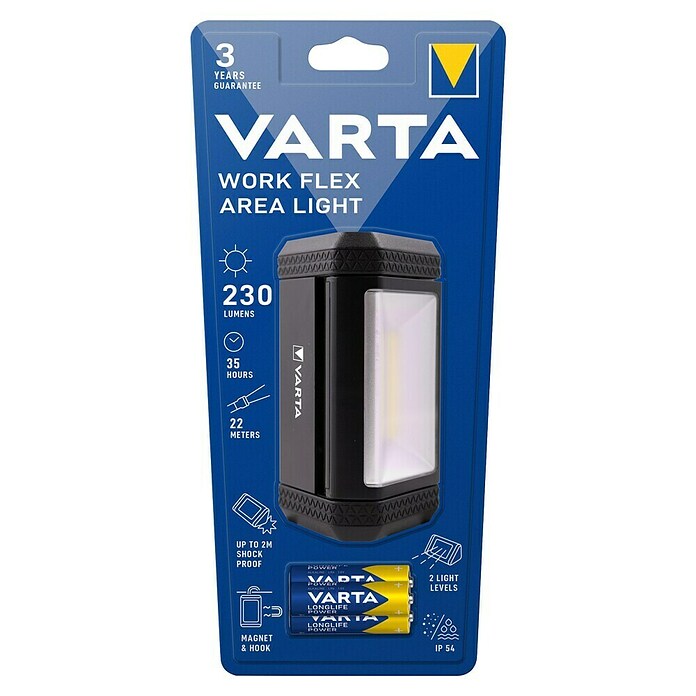 Varta Zaklamp WORK FLEX AREA (280 cm x 135 mm x 61 mm, IP54) | BAUHAUS
