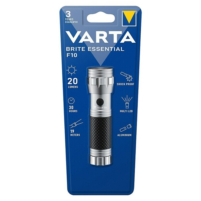 Varta Zaklamp (118 x 33 x 33 mm, 20 lm) | BAUHAUS