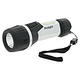 Prolight Zaklamp (Zwart/Zilver, Led, 150 lm, Aluminium)