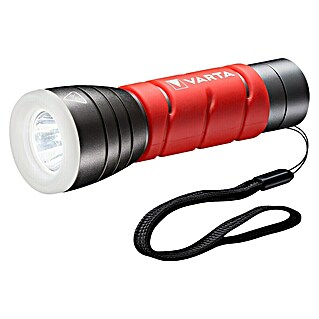 Varta Zaklamp (Rood/Zwart, Led, 500 lm, Aluminium)