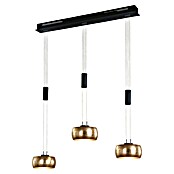 Fischer & Honsel LED-Pendelleuchte Colette (3 Stk., 27 W, Gold, Sandschwarz, Warmweiß) | BAUHAUS