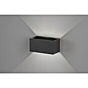 Fischer & Honsel LED-Wandleuchte Wallo (12 W, L x B x H: 10 x 20 x 10 cm, Sandschwarz, Warmweiß) | BAUHAUS