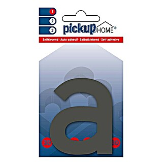 Pickup 3D Home Kućni broj Rio (Visina: 10 cm, Motiv: a, Sive boje, Plastika, Samoljepljivo)