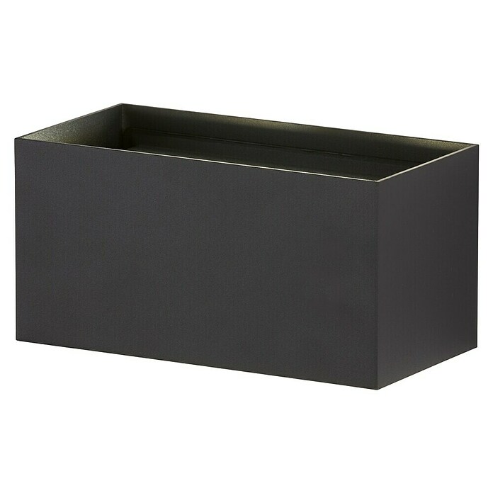 Fischer & Honsel LED-Wandleuchte Wallo (12 W, L x B x H: 10 x 20 x 10 cm, Sandschwarz, Warmweiß) | BAUHAUS