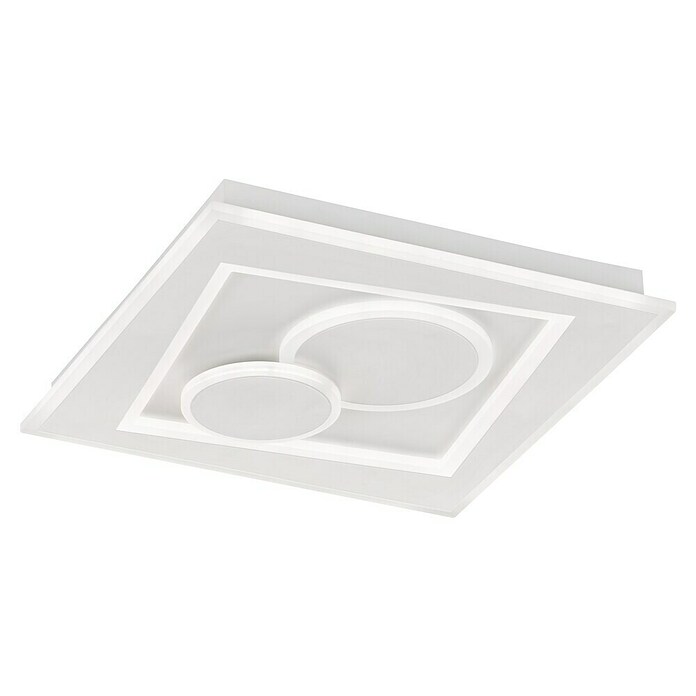 Fischer & Honsel LED-Deckenleuchte Ratio (44 W, L x B x H: 43 x 43 x 6,4 cm, Weiß, Mehrfarbig) | BAUHAUS