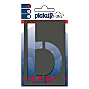 Pickup 3D Home Huisnummer (Hoogte: 10 cm, Motief: b, Grijs, Kunststof, Zelfklevend)